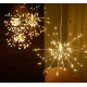 Гірлянда світлодіодна від мережі Штора Феєрверк Y-019WW/20-62 19568 3х0.5 м 1000 LED тепла жовта