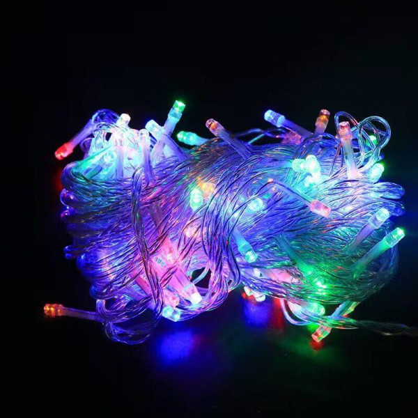 Гірлянда світлодіодна від мережі Y25-43M 19605 2.7 м 100 LED мультиколор з холодним білим