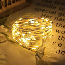 Гірлянда світлодіодна від мережі Роса Y25-37WW 19604 10 м 100 LED теплий жовтий