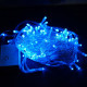 Гірлянда світлодіодна від мережі з білим дротом Y25-01B 19597 3.5 м 100 LED синя