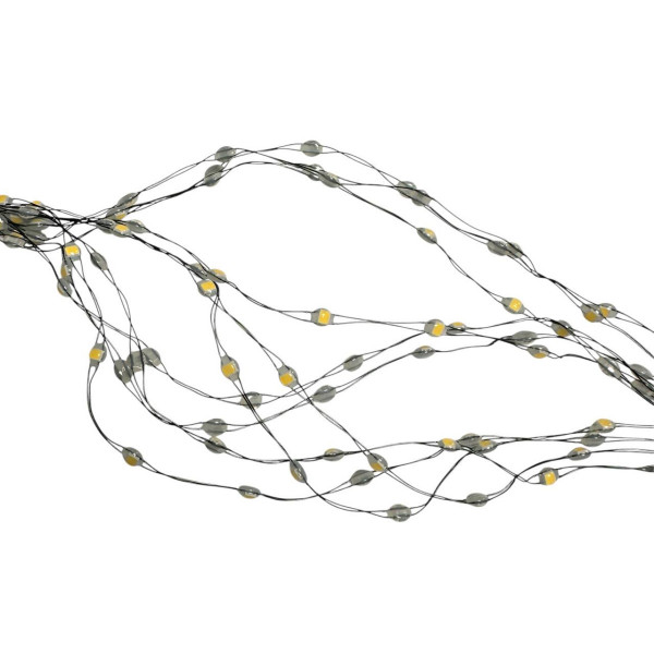 Гірлянда світлодіодна від мережі із зеленим проводом Хвіст Y20-37WW 19610 2 м 200 LED теплий жовтий