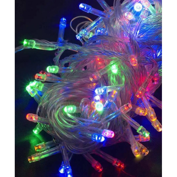 Гірлянда світлодіодна від мережі Y25-07M 19633 13 м 300 LED мультиколор