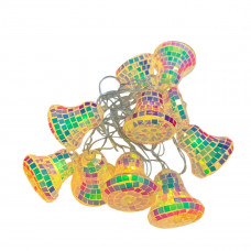 Гірлянда світлодіодна від мережі Дзвіночки Y25-42WW 19630 2 м 10 LED теплий жовтий