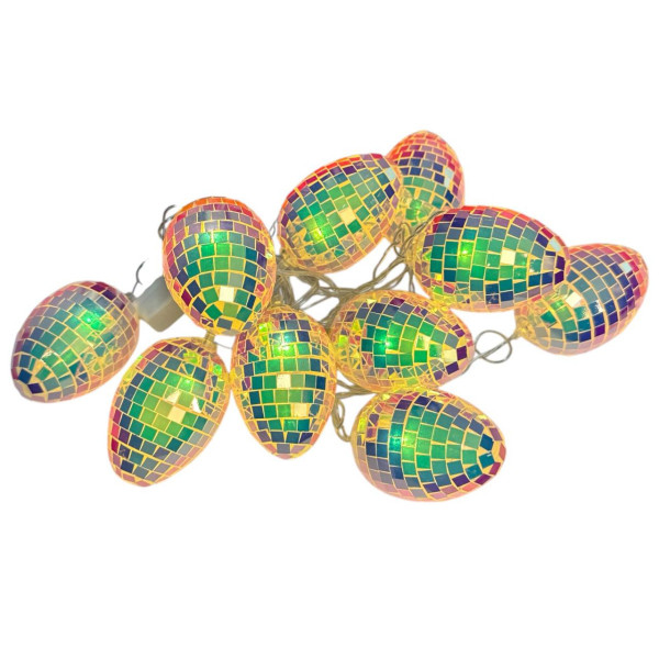 Гірлянда світлодіодна від мережі Яйце Y25-40WW 19629 2 м 10 LED теплий жовтий