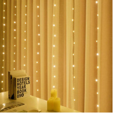 Гірлянда світлодіодна від мережі Штора Y-033WW 19646 3х2 м 280 LED теплий жовтий