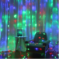 Гірлянда світлодіодна від мережі Штора Y-20-52M 19653 3х3 м 360 LED мультиколор