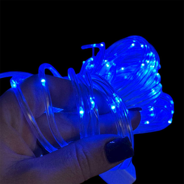 Гірлянда світлодіодна від мережі Штора Y-033B 19645 3х2 м 280 LED синя