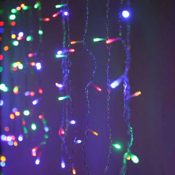Гірлянда світлодіодна від мережі Штора Водоспад Y-014M 19665 2х1.5 м мультиколор