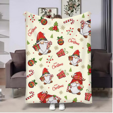 Плед 3D новорічний Патерн Санти 13606 160х200 см