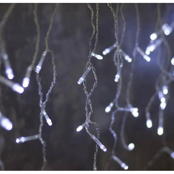 Гірлянда світлодіодна від мережі Штора Бахрома Y20-57W 19714 1.5х0.5 м 144 LED холодний білий