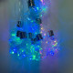 Гірлянда світлодіодна від мережі Штора Зірки Y-20-66M 19721 3х0.5 м 10 LED мультиколор
