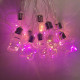Гірлянда світлодіодна від мережі Штора Зірки Y-20-66M 19721 3х0.5 м 10 LED мультиколор