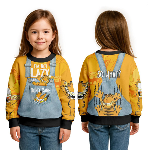 Світшот дитячий з 3D принтом Lazy Garfield 31855 140 см