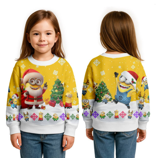 Світшот дитячий з 3D принтом Merry Minion 31821 152 см