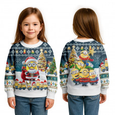 Світшот дитячий з 3D принтом Minion Winter Fun 31828 140 см