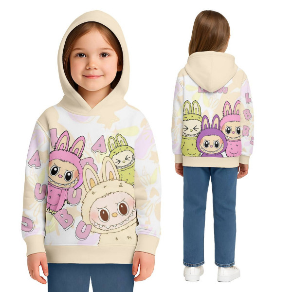 Худі дитяче з 3D принтом Labubu №10 31955 152 см