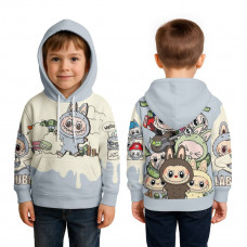 Худі дитяче з 3D принтом Labubu №16 32169 152 см