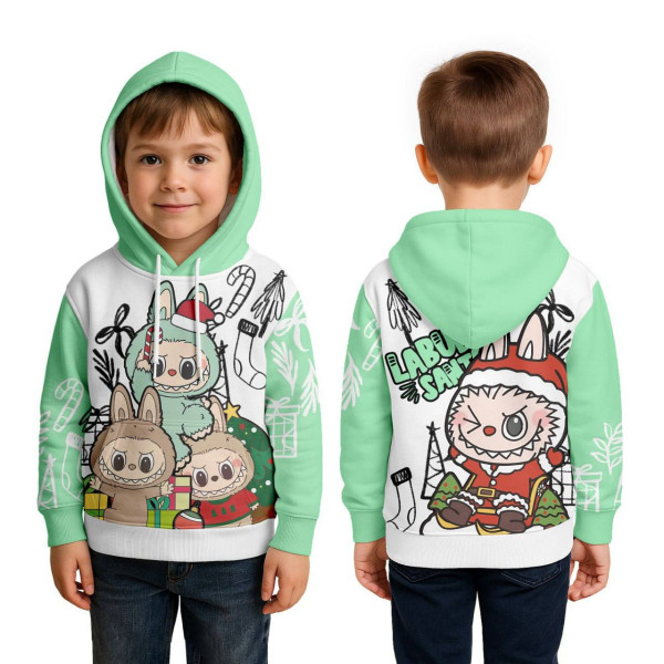 Худі дитяче з 3D принтом Labubu №19 32194 140 см