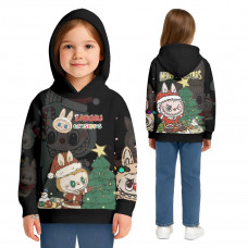 Худі дитяче з 3D принтом Labubu №20 32197 104 см