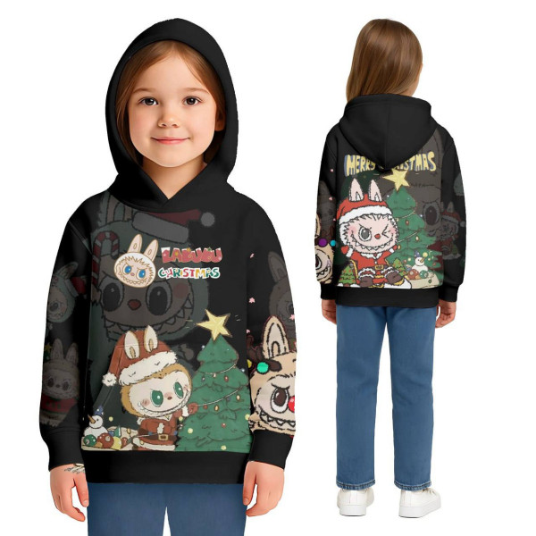 Худі дитяче з 3D принтом Labubu №20 32199 116 см