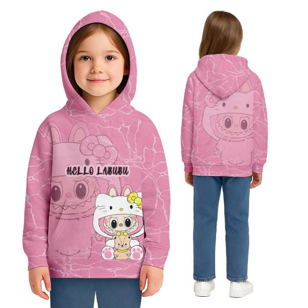 Худі дитяче з 3D принтом Labubu №6 31915 128 см