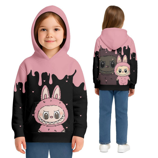 Худі дитяче з 3D принтом Labubu №8 31930 110 см