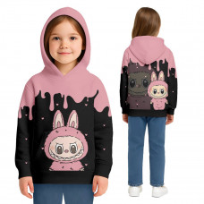 Худі дитяче з 3D принтом Labubu №8 31932 122 см