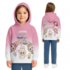 Худі дитяче з 3D принтом Labubu №9 31940 116 см
