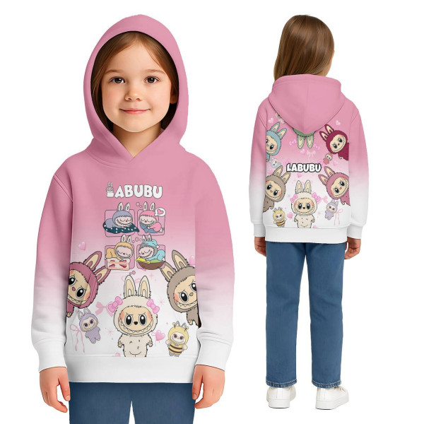 Худі дитяче з 3D принтом Labubu №9 31940 116 см