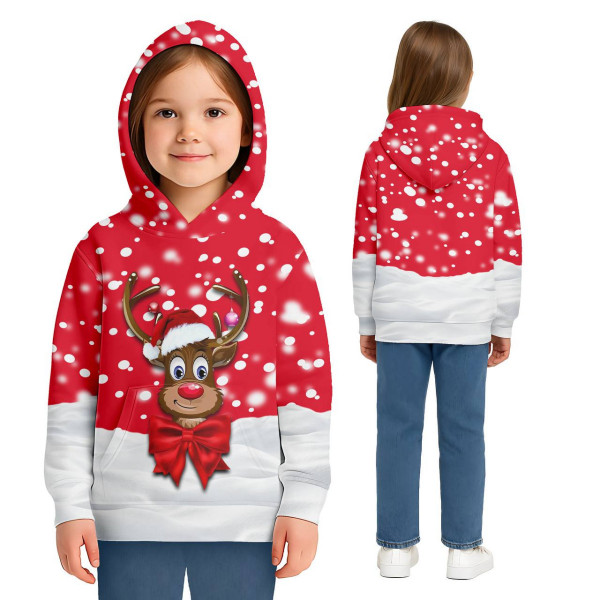 Худі дитяче з 3D принтом Merry Reindeer 31782 134 см