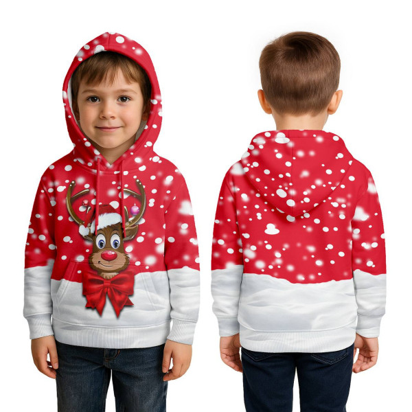 Худі дитяче з 3D принтом Merry Reindeer 31783 140 см