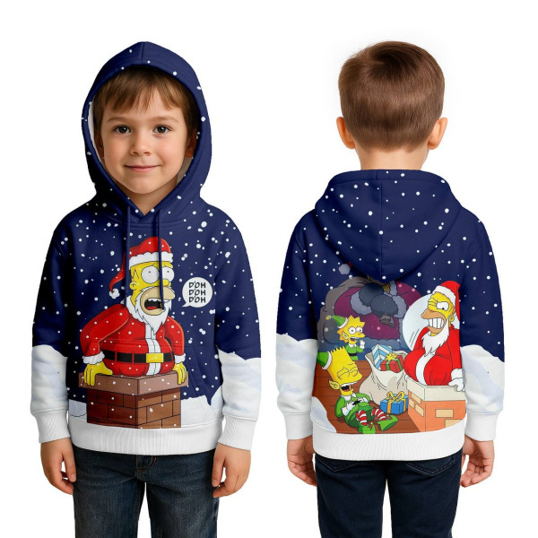 Худі дитяче з 3D принтом Santa Homer 31793 146 см