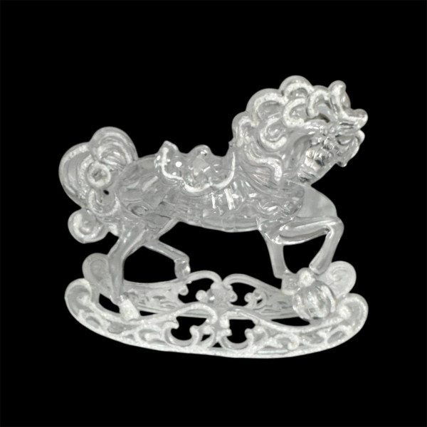 Іграшка на ялинку Кінь 19723 9.5х10 см