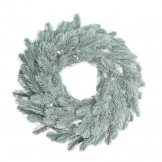 Вінок штучний різдвяний без декору 19743 40 см білий