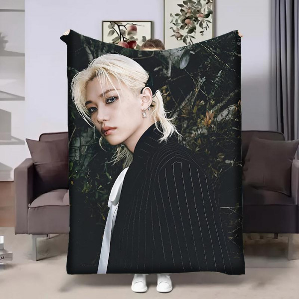 Плед 3D Stray Kids Фелікс 32320 135х160 см