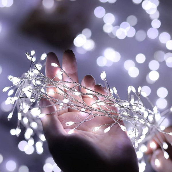 Гірлянда світлодіодна від мережі Роса Y-834W 19788 50 м 500 LED холодна біла