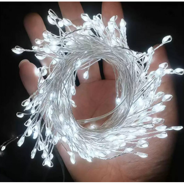 Гірлянда світлодіодна від мережі Роса Y-834W 19788 50 м 500 LED холодна біла