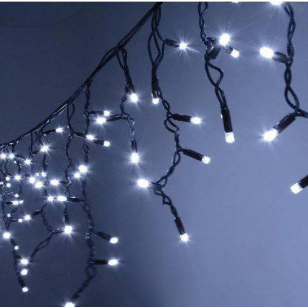 Гірлянда світлодіодна від мережі вулична Бахрома CRT-001W 19789 5 м тепла жовта