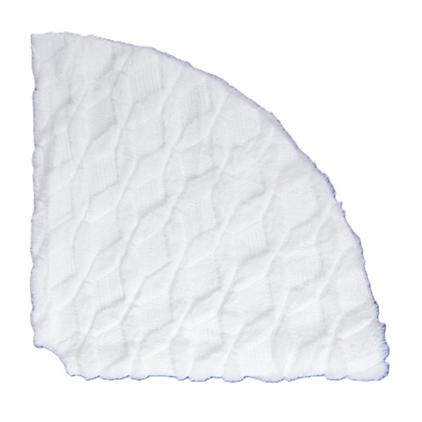 Килимок новорічний під ялинку LG-37 19804 90 см білий