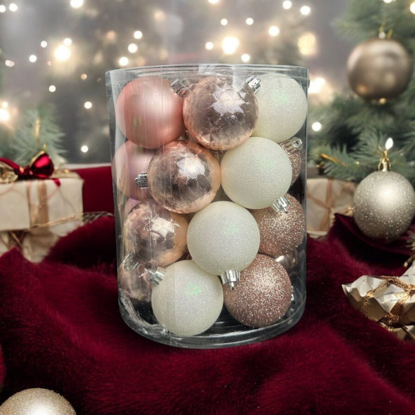 Набір іграшок на ялинку P-9728 14701 6 см 26 шт