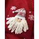 Подушка новорічна 3D Бородатий Санта 19878 40х40 см