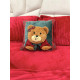 Подушка новорічна 3D Ошатна Ведмедиця 19877 40х40 см