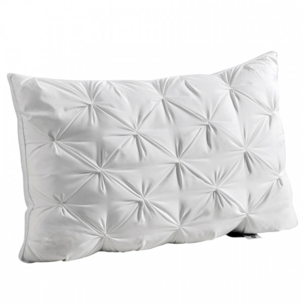 Подушка тісто з еко-пуху Colorful Home 19845 50х70 см біла