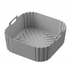 Форма в аерогриль Квадртана силіконова 19874 23х23х8 см сіра