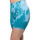 Велосипедки-шорти жіночі з пуш-ап TieDye 19974 S м'ятні з бірюзовим