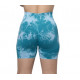 Велосипедки-шорти жіночі з пуш-ап TieDye 19975 M м'ятні з бірюзовим