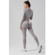 Комплект для фітнесу рашгард та легінси пуш-ап 20024 L сірий