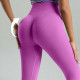 Легінси жіночі безшовні спортивні з пуш-ап 19986 M бузкові
