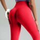 Легінси жіночі безшовні спортивні з пуш-ап 19994 M червоні