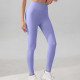 Легінси жіночі безшовні спортивні з пуш-ап 20003 L лілові